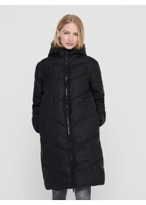 Jacqueline de Yong Steppmantel JDY "JDYULRIKKA WATER REP PUFFA OTW NOOS", Damen, Gr. L, schwarz, Web, Obermaterial: 100% Polyester, unifarben, ca. Mitte Oberschenkel, M&auml;ntel Steppmantel