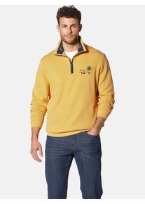 Sweatshirt Babista "Sweatshirt BELLAVERZI", Herren, Gr. XL, gelb, Obermaterial: 100% Baumwolle CO., Sweatshirts Sweatshirt