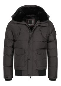 Winterjacke Alessandro Salvarini "Alessandro Salvarini Herren Winterjacke AS286", Damen, Gr. L, grau (dunkelgrau), Obermaterial: 100% Polyester PES., Jacken Winterjacke