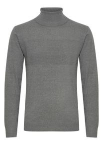 Rollkragenpullover INDICODE "Rollkragenpullover IDErnetto", Damen, Gr. M, grau (grau mix), Obermaterial: 80% Baumwolle CO. 20% Polyamid PA., Pullover Rollkragenpullover