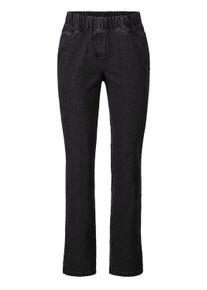 Regular-fit-Jeans GOLDNER "Klassische Jeansschlupfhose LOUISA", Damen, Gr. 46, N-Gr, schwarz, Obermaterial: 78% Baumwolle CO. 20% Polyester PES. 2% Elasthan EL., Jeans Regular-fit-Jeans
