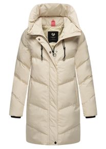 Kurzmantel Ragwear "Kurzmantel Avelin", Damen, Gr. XXL, beige (ecru), Obermaterial: 100% Polyester PES. Obermaterial: Futter: 100% Polyester PES. 100% Polyester PES., M&auml;ntel Kurzmantel