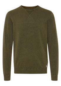 Rundhalspullover Blend "Strickrundhalspullov BHPullover", Herren, Gr. L, gr&uuml;n (olive night), Obermaterial: 100% Baumwolle CO., Pullover Rundhalspullover