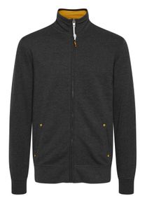 !Solid Sweatjacke SOLID "Sweatjacke SDKarim", Herren, Gr. S, grau (dunkelgrau melange), Obermaterial: 100% Baumwolle CO., Sweatjacken Sweatjacke