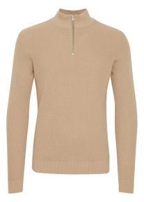Troyer Casual Friday "Troyer CFKarlo", Herren, Gr. 3XL, beige (silber mink), Obermaterial: 100% Baumwolle CO., Pullover Troyer