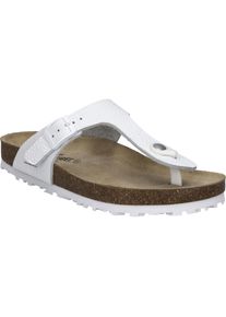 Zehentrenner Josef Seibel "Hermine 02, weiss", Damen, Gr. 42, wei&szlig;, Obermaterial: 100% Rindsleder Leather cow., Schuhe Zehentrenner