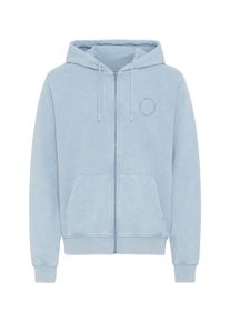 Kapuzensweatjacke Blend "Hoodie BHFactor", Herren, Gr. L, blau (faded denim), Obermaterial: 100% Baumwolle CO., Sweatjacken Kapuzensweatjacke