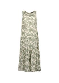 Sommerkleid Blue Seven "Blue Seven Kleid", Damen, Gr. 40, 0430, kiesel, 100% Viskose, normal, Rundhals, Kleider Sommerkleid