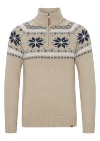 Troyer 11 Project "Troyer PRTim", Herren, Gr. XL, braun (crockery), Obermaterial: 90% Polyacryl PAN. 10% Wolle WO., Pullover Troyer