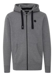 !Solid Kapuzensweatjacke SOLID "Kapuzensweatjacke SDBene", Herren, Gr. M, grau (grau mel), Obermaterial: 50% Baumwolle CO. 50% Polyester PES., Sweatjacken Kapuzensweatjacke