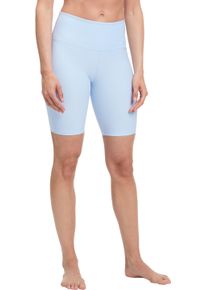 Shorts Energetics "DA.-TIGHT KURZ OLOE 1/2 W", Damen, Gr. M, N-Gr, blau light, Obermaterial: 84% Polyester, 16% Elasthan, Hosen Shorts, sportlicher Stil, modernes Design, bequemer Sitz