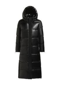 Steppmantel Khujo "Steppmantel Hedd Shiny-YM", Damen, Gr. XXL, schwarz, Obermaterial: 100% Polyester PES. Obermaterial: Futter: 100% Nylon NY. 100% Polyester PES., M&auml;ntel Steppmantel