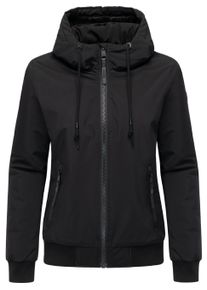 Bomberjacke Ragwear "Bomberjacke Oggie Warm YOUMODO", Damen, Gr. XXL, schwarz, Obermaterial: 100% Polyester PES. Obermaterial: Futter: 100% Polyester PES. 100% Polyester PES., Jacken Bomberjacke