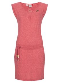 Sommerkleid Ragwear "Sommerkleid Penelope", Damen, Gr. XXL, N-Gr, rot (rot melange22), Obermaterial: 100% Baumwolle CO. Obermaterial: 100% Baumwolle CO., Kleider Sommerkleid