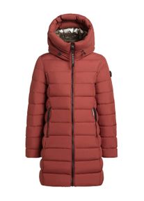 Steppmantel Khujo "Steppmantel Nekar-YM", Damen, Gr. S, rot (dunkelrot), Obermaterial: 100% Polyester PES. Obermaterial: Futter: 100% Nylon NY. 100% Polyester PES., M&auml;ntel Steppmantel