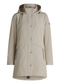Outdoorjacke Betty Barclay "Outdoorjacke mit abnehmbarer Kapuze", Damen, Gr. 44, beige, Obermaterial: 88% Polyester PES. 12% Elasthan EL., Jacken Outdoorjacke