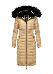 Wintermantel Navahoo "Wintermantel Umay", Damen, Gr. XL, beige (sand), Obermaterial: 100% Polyester PES. Obermaterial: Futter: 100% Polyester PES. 100% Polyester PES., M&auml;ntel Wintermantel