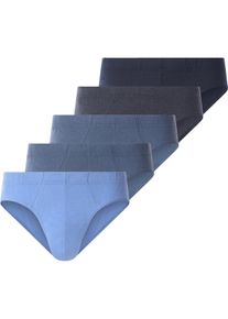 Slip Jan Vanderstorm "5er Pack Sportslip ERBLIN", Herren, Gr. 6XL, blau (dunkelblau), Obermaterial: 100% Baumwolle CO., Unterhosen Slip