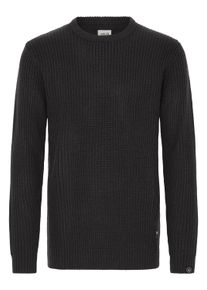 !Solid Strickfleece-Pullover SOLID "Strickpullover SDARON", Herren, Gr. S, schwarz (true schwarz), Obermaterial: 100% Polyacryl PAN., Pullover Strickfleece-Pullover