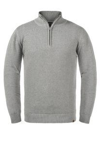 Troyer INDICODE "Troyer IDRichard", Herren, Gr. M, grau (light grau mix), Obermaterial: 100% Baumwolle CO., Pullover Troyer