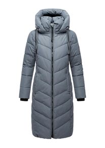 Steppmantel Navahoo "Steppmantel Sahnekatzii XIV", Damen, Gr. XL, blau (stormy blau), Obermaterial: 100% Polyester PES. Obermaterial: Futter: 100% Polyester PES. 100% Polyester PES., M&auml;ntel Steppmantel