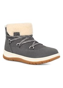 UGG Australia Winterboots UGG "LAKESIDER HERITAGE LACE", Damen, Gr. 7 (38), grau, Veloursleder, Schuhe Winterboots, mit Zierschn&uuml;rung