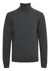 Rollkragenpullover Casual Friday "Strickrollkragenpull CFKarl", Herren, Gr. XL, grau (pewter mix), Obermaterial: 80% Wolle WO. 20% Polyamid PA., Pullover Rollkragenpullover