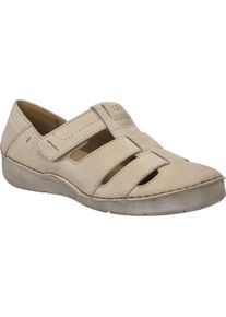 Slipper Josef Seibel "Fergey 59, beige", Damen, Gr. 37, beige, Obermaterial: 100% Rindsleder Leather cow., Schuhe Slipper
