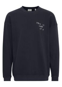 !Solid Longpullover SOLID "Sweatshirt SDIngvor", Herren, Gr. M, schwarz (true schwarz), Obermaterial: 100% Baumwolle CO., Sweatshirts Longpullover