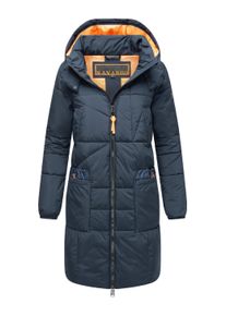 Steppmantel Navahoo "Steppmantel Bliblablubb 14", Damen, Gr. XL, blau (navy), Obermaterial: 100% Polyester Pol. recyc.. Obermaterial: Futter: 100% Polyester Pol. recyc.. 100% Polyester Pol. recyc.., M&auml;ntel Steppmantel