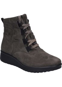 Schn&uuml;rschuh Josef Seibel "Calais 08, graphit", Damen, Gr. 37, grau (graphit), Obermaterial: 100% Textilmaterial TEXMAT., Schuhe Schn&uuml;rschuh