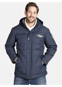 Winterjacke Jan Vanderstorm "Jacke JUHAPEKKA", Damen, Gr. 54, blau, Obermaterial: 100% Polyester COOLMAX PES(Coolmax)., Jacken Winterjacke