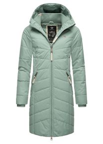 Steppmantel Ragwear "Steppmantel Dizzie Coat", Damen, Gr. M, gr&uuml;n (dusty gr&uuml;n23), Obermaterial: 100% Polyester PES. Obermaterial: Futter: 100% Polyester PES. 100% Polyester PES., M&auml;ntel Steppmantel