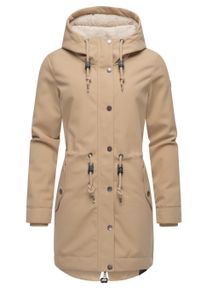 Parka Ragwear "Kurzmantel Canny Canvas", Damen, Gr. M, grau (taupe), Obermaterial: 100% Polyester PES. Obermaterial: Futter: 100% Polyester PES. 100% Polyester PES., Jacken Parka