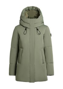 Kurzmantel Khujo "Kurzmantel Allap", Damen, Gr. XXL, gr&uuml;n (muted gr&uuml;n), Obermaterial: 55% Baumwolle CO. 45% Polyester PES. Obermaterial: Futter: 100% Nylon NY. 100% Polyester PES., M&auml;ntel Kurzmantel