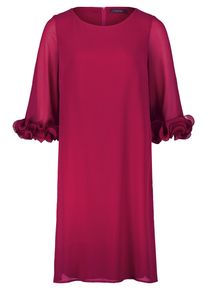 Cocktailkleid Vera Mont "Cocktailkleid mit R&uuml;schen", Damen, Gr. 40, EURO, rot (schwarz raspberry), Obermaterial: 100% Polyester PES., Kleider Cocktailkleid