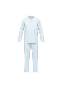 Schlafanzug Seidensticker "Pyjama", Damen, Gr. XL, bunt (blau), Obermaterial: 100% Baumwolle CO., Homewear-Sets Schlafanzug