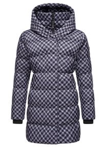 Steppmantel Ragwear "Steppmantel Niara Print", Damen, Gr. XXL, lila (lavender), Obermaterial: 100% Polyester PES. Obermaterial: Futter: 100% Polyester PES. 100% Polyester PES., M&auml;ntel Steppmantel