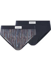 Slip Babista "2er Pack Slip ANVILO", Herren, Gr. M, blau (dunkelblau), Obermaterial: 100% Baumwolle CO., Unterhosen Slip