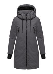 Wintermantel Navahoo "Wintermantel Winterzart 14", Damen, Gr. M, schwarz (anthrazit), Obermaterial: 100% Polyester PES. Obermaterial: Futter: 100% Polyester PES. 100% Polyester PES., M&auml;ntel Wintermantel
