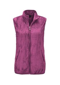 Kurzweste GOLDNER "Kurzgr&ouml;&szlig;e Teddy-Weste aus flauschigen Fleece", Damen, Gr. 20, lila (cyclam), Obermaterial: 100% Polyester PES., Westen Kurzweste, Ohne