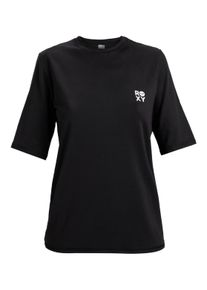 Rash Guard Roxy "Happy Waves", Damen, Gr. XS, grau (anthrazit), [Hauptstoff] 92% Polyester, 8% Elasthan, Shirts Rash Guard