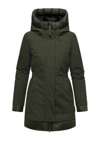 Wintermantel Navahoo "Wintermantel Winterprinzessin 14", Damen, Gr. 3XL, gr&uuml;n (schwarz olive), Obermaterial: 100% Polyester PES. Obermaterial: Futter: 100% Polyester PES. 100% Polyester PES., M&auml;ntel Wintermantel