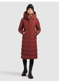 Wintermantel Khujo "Wintermantel Sensy-YM", Damen, Gr. M, rot (dunkelrot), Obermaterial: 100% Polyester PES. Obermaterial: Futter: 100% Nylon NY. 100% Polyester PES., M&auml;ntel Wintermantel