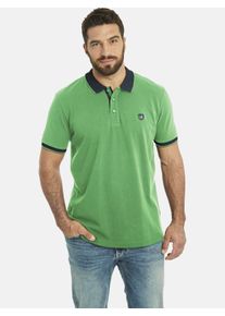 Poloshirt Jan Vanderstorm "Poloshirt LAVRANS", Herren, Gr. L, gr&uuml;n, Obermaterial: 100% Baumwolle CO., comfort fit normal, ohne Ausschnitt, Shirts Poloshirt