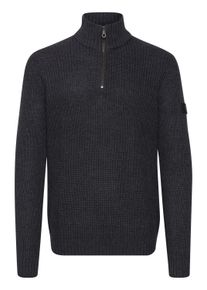 Troyer 11 Project "Troyer PRXanthos", Herren, Gr. M, grau (dunkelgrau melange), Obermaterial: 100% Baumwolle CO., unifarben, normal, Pullover Troyer