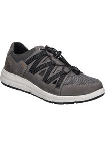 Schn&uuml;rschuh Josef Seibel "Giuseppe 02, asphalt-kombi", Herren, Gr. 45, grau (asphalt, kombi), Obermaterial: 80% Rindsleder Leather cow. 20% Textilmaterial TEXMAT., Schuhe Schn&uuml;rschuh