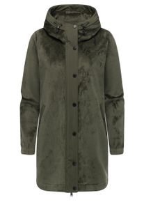 Kurzmantel Ragwear "Kurzmantel Cousy Bonded YOUMODO", Damen, Gr. L, gr&uuml;n (schwarz olive), Obermaterial: 91% Polyester PES. 9% Elasthan EL., M&auml;ntel Kurzmantel