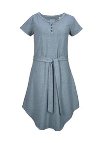 G.I.G.A. by Killtec Sommerkleid "GS 30 WMN DRSS", Damen, Gr. 40, Normalgr&ouml;&szlig;en, dunkelblau, Obermaterial: 65% Polyester, 30% Baumwolle, 5% Elasthan, G.I.G.A. DX BY KILLTEC, Kleider Sommerkleid, Weiches Sommerkleid mit Bindeg&uuml;rtel und asymetrischem Saum