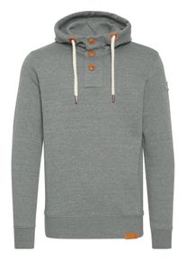 !Solid Kapuzenpullover SOLID "Hoodie SDTripStrip", Herren, Gr. M, grau (grau mel), Obermaterial: 50% Baumwolle CO. 50% Polyester PES., unifarben, Pullover Kapuzenpullover